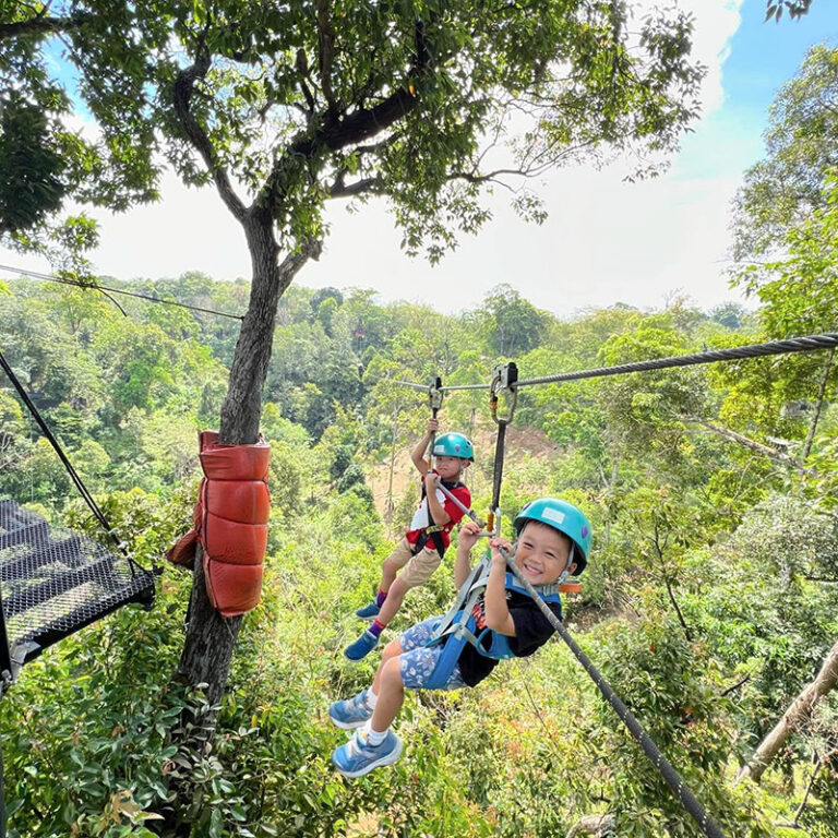 Phuket Adventure Programs – Zipline 18 Platforms + UTV 60-Minute Adventure