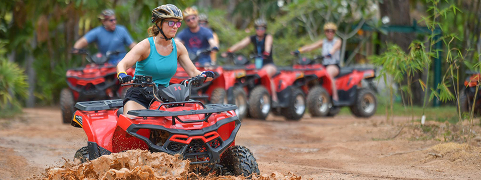Phuket Adventure Programs – Zipline 18 Platforms + ATV + Elephant Riding Package image 2