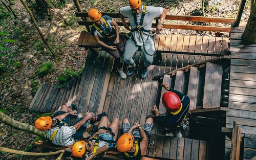 Phuket Adventure Programs – Zipline 18 Platforms + Elephant Riding Package image 3