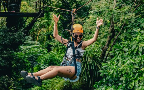 Phuket Adventure Programs – Zipline 18 Platforms + Elephant Riding Package image 4