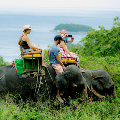 Phuket Adventure Programs – Zipline 33 Platforms + Elephant Riding Package image 2