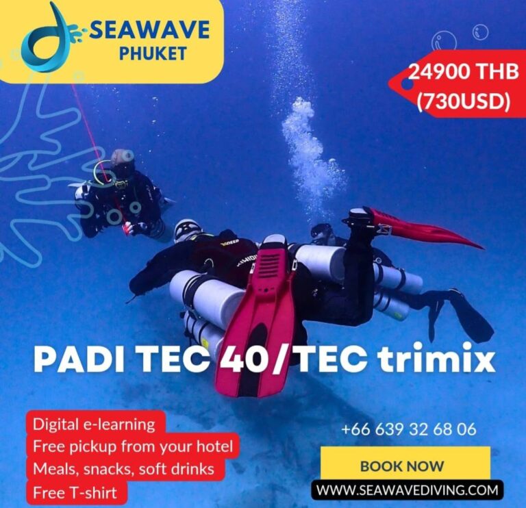 PADI TEC 40 / TEC 40 TRIMIX Course